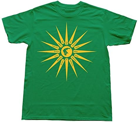 PTHZ Men's Ilios Cotton T Shirt Tee KellyGreen XL