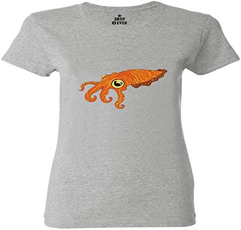 VIPxmax Art Cuttlefish Pastel Painting Sports Lightweights Workout Best Short Sleeve Women T-shirt Size XXL