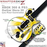 Rising Sun Yellow WraptorSkinz Skin fits XBOX 360 & PS3 Guitar Hero III Les Paul Controller (GUITAR