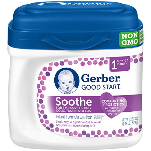 Gerber Good Start Soothe Non-GMO Powder Infant Formula, Stage 1, 22.2 oz