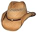 Bullhide Blaze - Raffia Straw Cowboy Hat (Small/Medium)