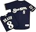 Ryan Braun Milwaukee Brewers Authentic Navy Jersey