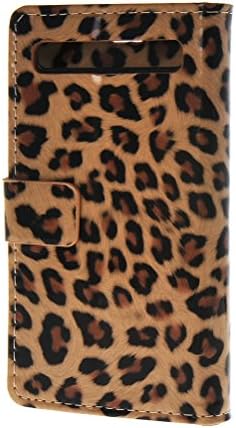RONGRONGUK Litchi Slim Fit Flip Wallet Card Pouch Stand Leather Case Cover for BlackBerry Classic Q20 LightBrown