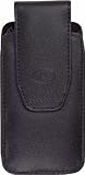 Milate Giovanni Leather Vertical Case - Black