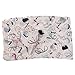eFuture(TM) Pink Fashion Bowknot High heel Shoes Lipsticks Multi Print Long Chiffon Muffler Scarf Shawls +eFuture's nice Keyring