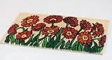 Homescapes Door Mat - Flower Garden - 100% Natural Coir Pile with PVC Backing - Suitable for Indoor and Outdoor use