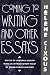 "Coming to Writing" and Other Essays