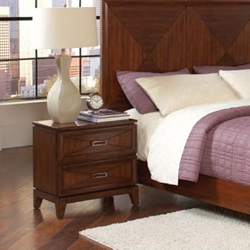 Coaster Katharine 2 Drawer Nightstand in Oak Finish