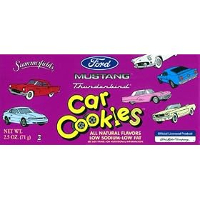 Ford Mustang & Thunderbird Cookies, 24 boxes