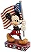 Enesco Disney Traditions by Jim Shore Mickey Mouse with Flag Figurine, 6.875-Inch
