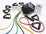 Black Mountain Products New Strong Man Set of 6 Resistance Bands...