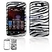 BlackBerry 9530/9500 Storm Cell Phone Zebra Design Protective Case Faceplate Cover