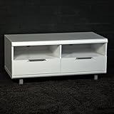 TV-Tisch Tisch URANUS, weiß, Hochglanz, 120cm breit