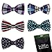 Bundle Monster Stylish 5in1 Adjustable Boys Bow Tie Collection - Various Designs