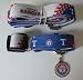 Texas Rangers Pet Accessories Set - Medium (6' Leash, Collar, and ID Tag)