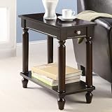 Coaster 900972 Chairside Table Cappuccino