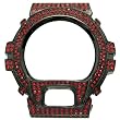 Custom Bling Stainless Steel and Swarovski Crystal Bezel for Casio G-Shock DW-6900xx Series: BKR