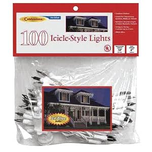 100 Mini Icicle Lights Up To 3 Sets Can Be Strung by 100