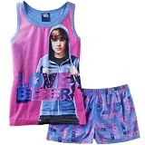 AME Sleepwear Girls 7-16 Justin Bieber Short Set