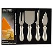 Set of 4 Stainless Steel Cheese Knives