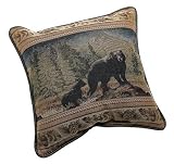 Croscill Alpine 18-by-18-Inch Square Decorative Pillow