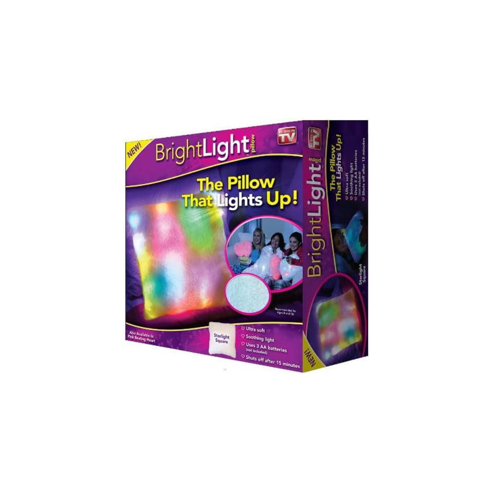 Bright Light Pillow As Seen On Tv Starlight Square Childrens