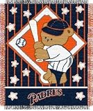 San Diego Padres 36x48 Woven Baby Throw Blanket - Baseball Sports Merchandise