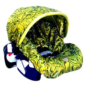 Baby Bella Maya Infant Car Seat Cover Limon Swirl