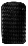 Cellular Line CLEANSLIPHONE4BK2 Tasche mit display-reinigendem Innenfutter f&uuml;r Apple iPhone 4 Smartphones schwarz