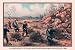 Art Poster, Infantry Attcking Snake River Indians Near Owyhee River, 1880 - 27.5 x 18...
