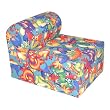 Children's Studio Chair Sleeper Jr. Twin 24" Monster Patter By Elite Furniture
