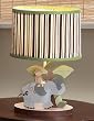 Bedtime Originals Baby Zoo Lamp with Shade - Chocolate