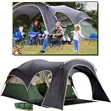Northpole 2 Room Dome Tent with Canopy - 6 Person