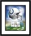 Indianapolis Colts NFL Framed 8x10 Photograph Team Logo and Football Helmet Collage
