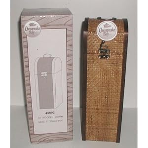 Tuscany Style South Seas Wicker Wine Storage Box ~ Fireplace Decor by
