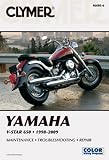 Clymer Repair Manuals YAMAHA V-Star 650 Classic V-Star 650 Custom V-Star 650 Silverado