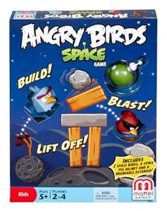 Mattel - X6913 - Jeu de Plateau - Angry Birds Space
