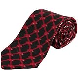 Arkansas Razorbacks Black-Cardinal Home and Away Reversible Silk Necktie