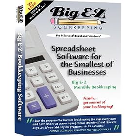 Big E-Z Monthly Bookkeeping for Microsoft Excel by Big E-Z Bookkeeping Co.