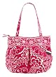 Vera Bradley Morgan Handbag in Twirly Birds Pink