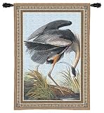 Wall Tapestry Blue Heron Audubon Centennial Celebration