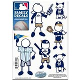 MLB Milwaukee Brewers Small Family Decal Set