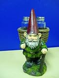 Gnome Standing Salt and Pepper Set Hand Painted Limited