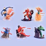  : Marvel Superheroes Gashapon Figures - Part 4 (Set of 6)
