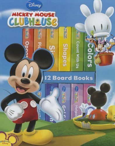 By Editors of Publications International - My First Library: Mickey Mouse Clubhouse (12 Board Books) (2/23/08)