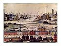 Industrial Landscape - 1950 fine art print by L.S Lowry, 55cm x 67cm