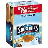 Swiss Miss No Sugar Added Hot Cocoa Mix, 60 Count Box