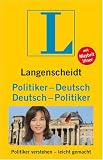 Langenscheidt Politiker - Deutsch / Deutsch - Politiker: Politiker verstehen leicht gemacht - Maybrit Illner