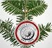 Texas Rangers Silver Coin Ornament