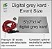 Digital Grey Kard - Event Sized - White Balance Card - Gray Card for Digital Photography